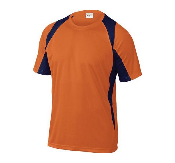 T-shirt de travail Bali - Orange/bleu