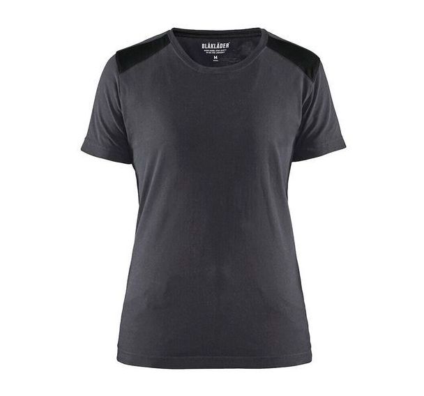 T-shirt de travail à col rond tricot côtelé - Blåkläder