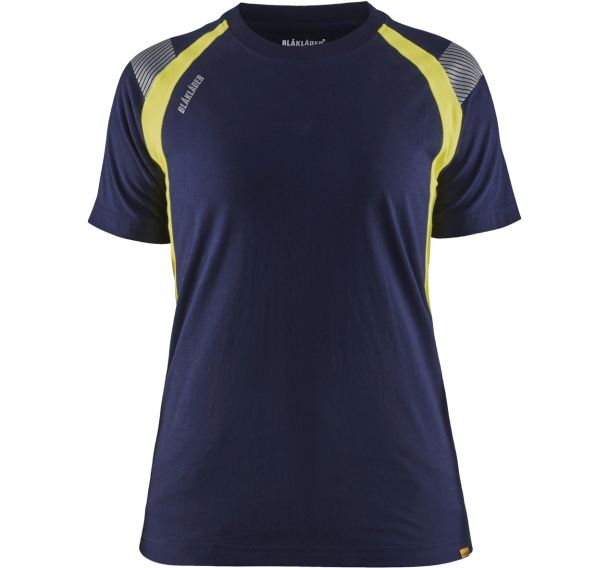 T-shirt de travail avec détails fluo femme - Blåkläder