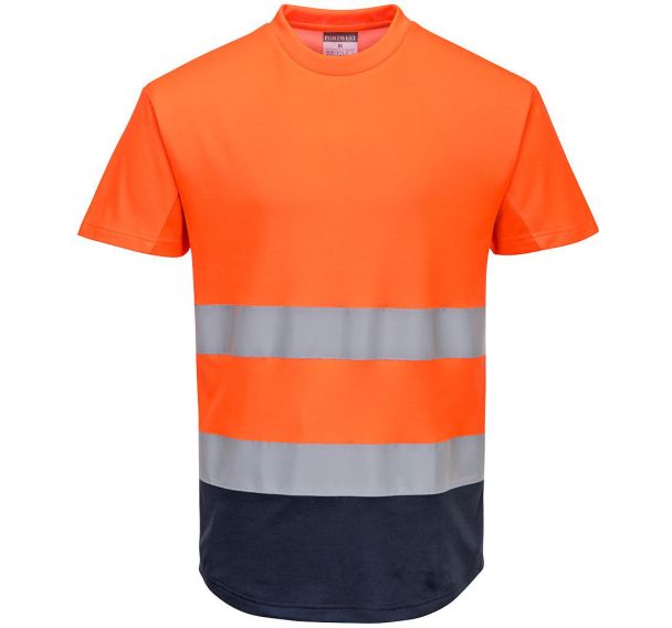 T-shirt haute-visibiltié aéré bicolore C395 - Portwest