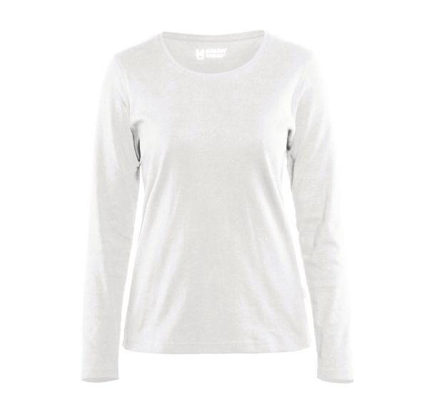 T-shirt manches longues femme blanc