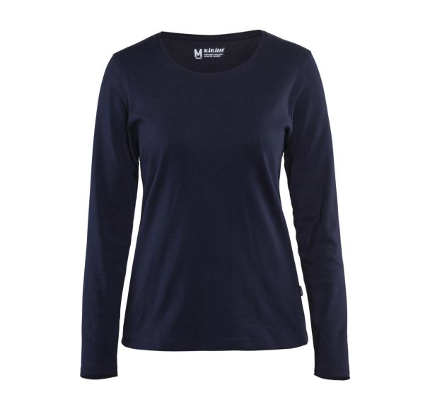 T-shirt manches longues femme marine