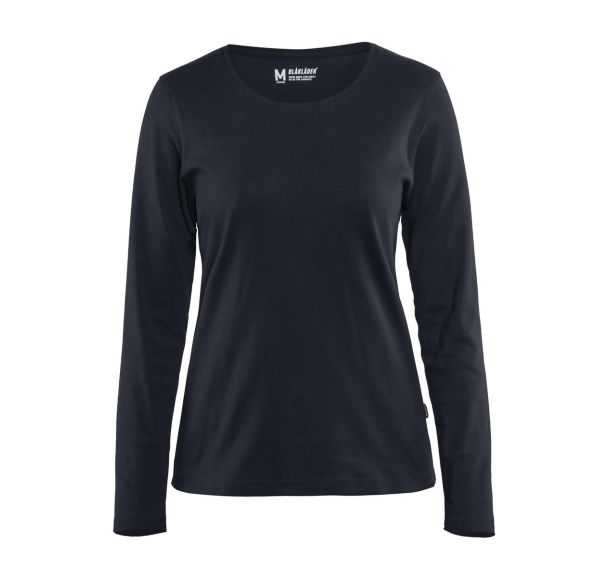 T-shirt manches longues femme marine foncé