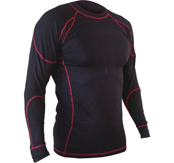 T-shirt noir chaud manches longues - Singer