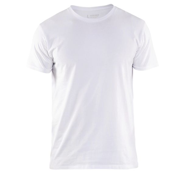 T-shirt stretch blanc