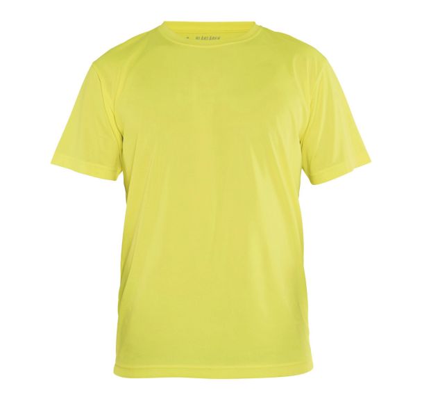 T-shirt technique anti-UV jaune fluorescent