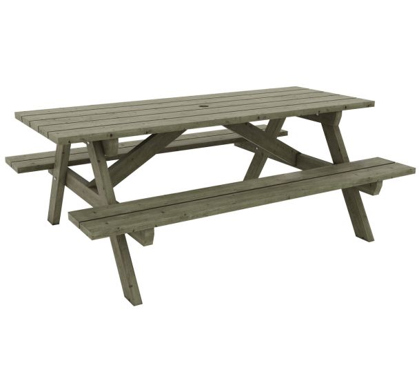 Table-bancs bois Batz Pin traité Mobextan