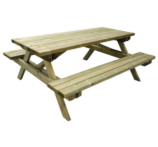 Table-bancs bois pin traité classe IV