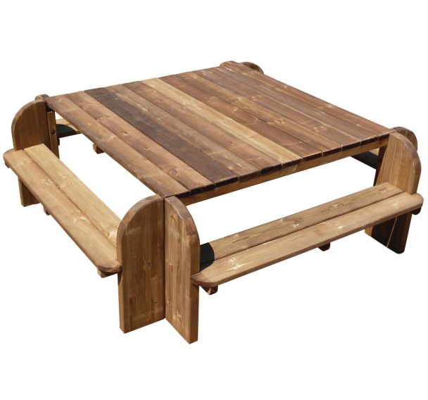 Table-bancs carrée Elite CIHB