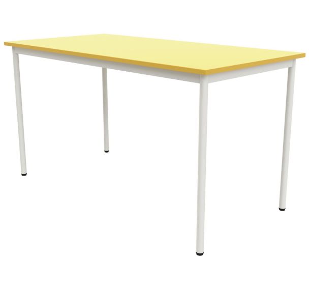 Table 4 pieds droits 160 x 80 cm stratifié ABS