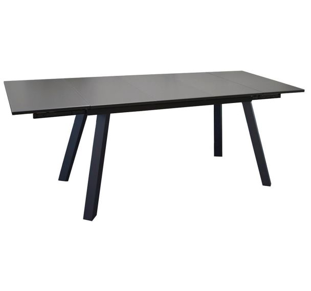 Table Agra 150/200/250 cm, plateau Verre Proloisirs