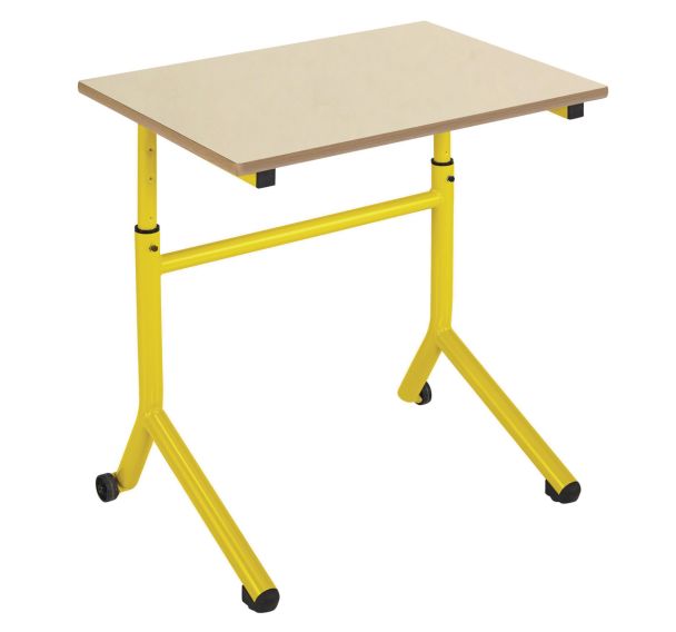 Table Atlas Mobile réglable chants alaisés Beige- Manutan Expert