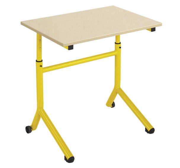Table Atlas Mobile hauteur réglable chants plaqués - Manutan Expert