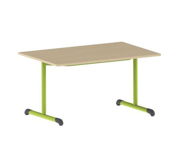 Table Bandana 120 80 cm fixe dégagement latéral stratifié - Mobidecor