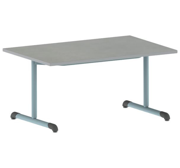 Table Bandana 120 x 80 cm fixe dégagement latéral softop Mobidecor