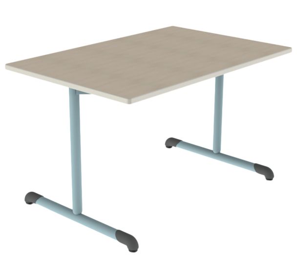 Table Bandana rectangulaire dégagement latéral strat polyuréthane Mobidecor