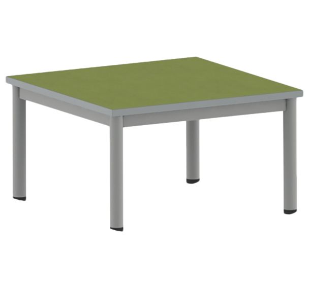 Table Carélie carrée 80 x 80 cm mobile 4 pieds softop Mobidecor
