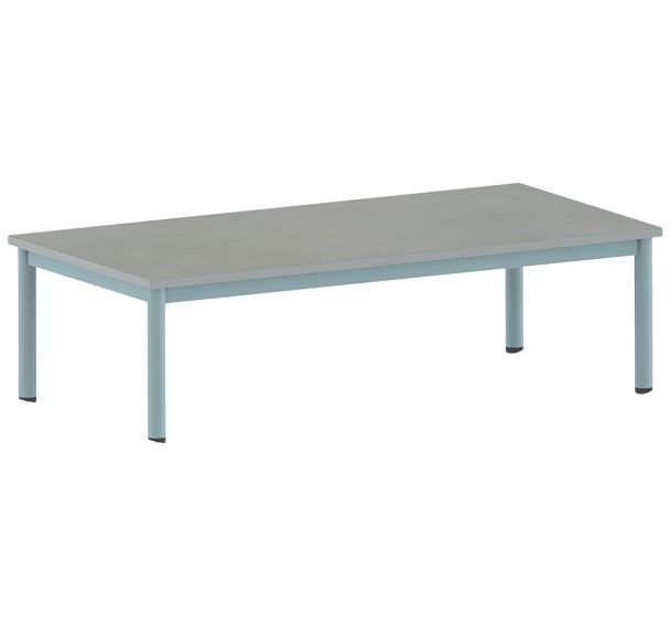 Table Carélie rectangulaire 160 x 80 cm mobile 4 pieds softop Mobidecor