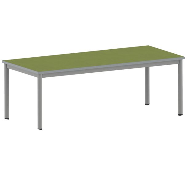 Table Carélie rectangulaire 180 x 80 cm mobile 4 pieds softop Mobidecor