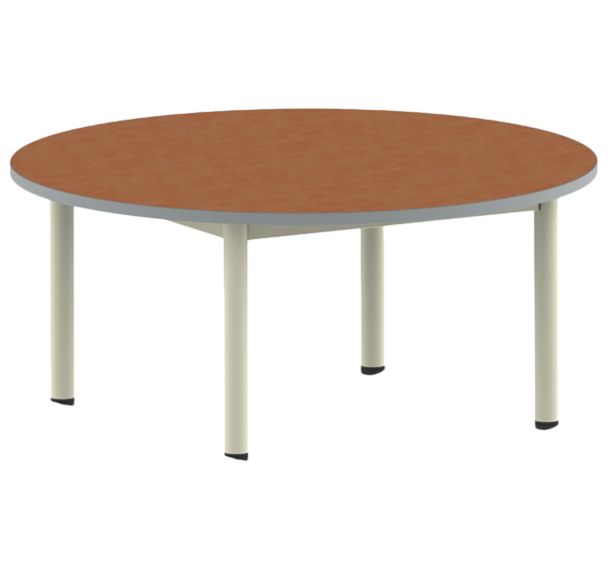 Table Carélie ronde Ø 120 cm mobile 4 pieds softop - Mobidecor