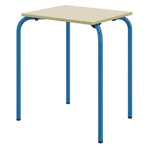 Table Cary 60 x 50 cm T6 mélaminé chants polypropylène - Mobidecor