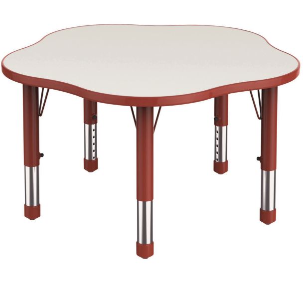 Table Clémence plateau fleur - Manutan Expert