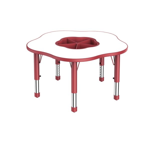 Table Clémence plateau fleur avec bac - Manutan Expert