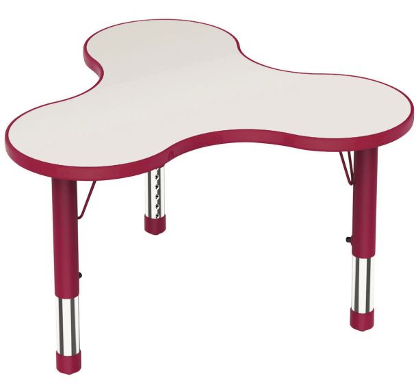 Table Clémence plateau trèfle - Manutan Expert