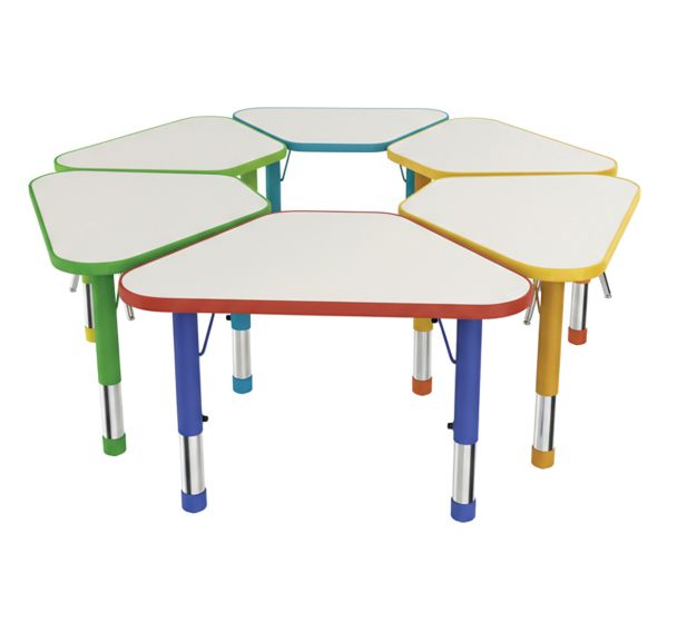 Table Clémence plateau triangulaire - Manutan Expert