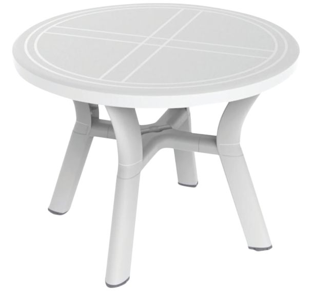 Table DALIA Ø 100 cm polypropylène - blanc