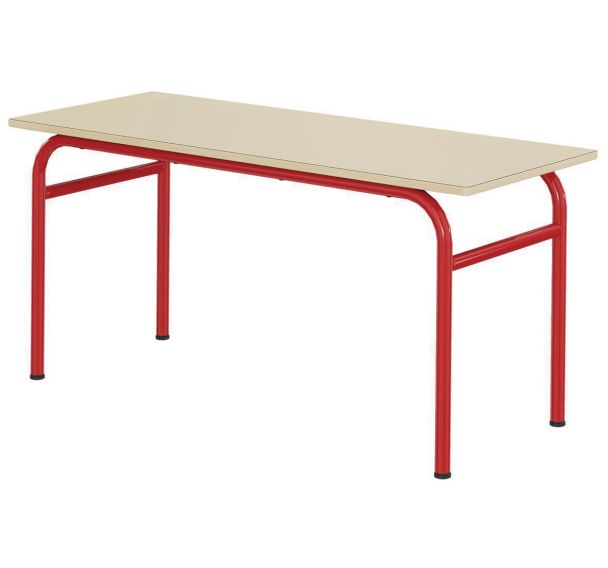 Table Delta 130 x 50 cm fixe stratifié chants alaisés - Mobidecor