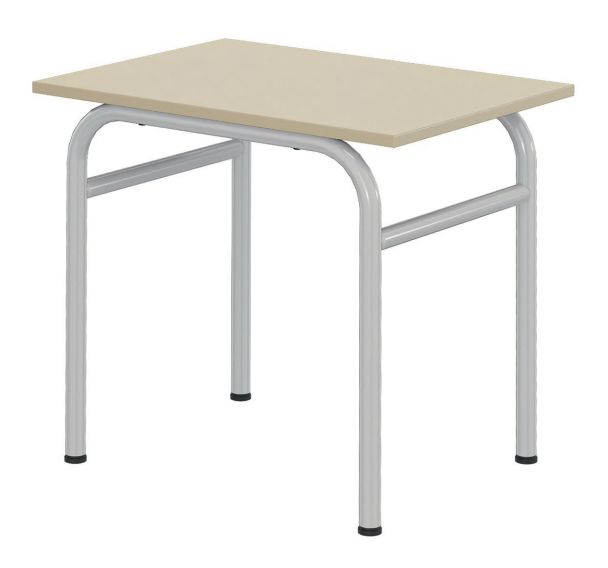 Table Delta 70 x 50 cm fixe mélaminé chants polypropylène - Mobidecor