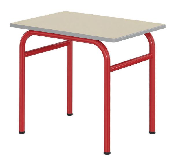 Table Delta 70 x 50 cm fixe stratifié chants polyuréthane - Mobidecor