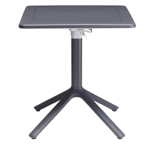 Table Eco carrée rabattable technopolymère S-CAB