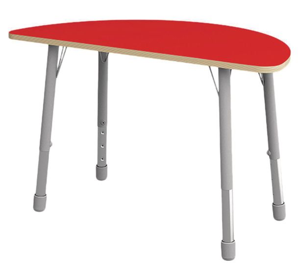 Table Eko demi-ronde réglable T3 à T6