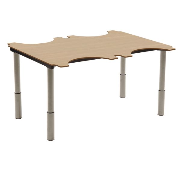 Table Ergo Technic 140 x 110 cm réglable en hauteur - compact Sunset Creation