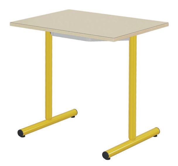 Table Espace 80 x 60 cm fixe T6 stratifié chants alaisés - Mobidecor