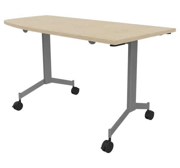 Table Eureka abattante angle gauche intégré 150x70 cm Buronomic