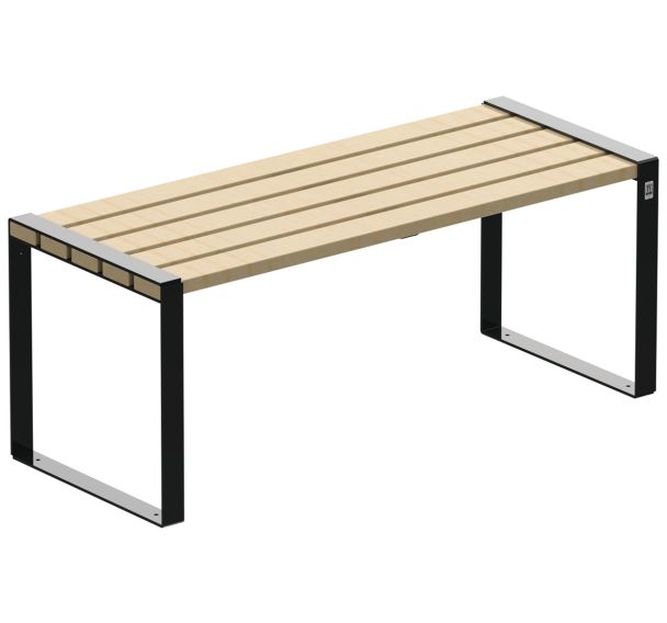 Table Forézien enfant 147 cm bois naturel acier Tolerie Forezienne