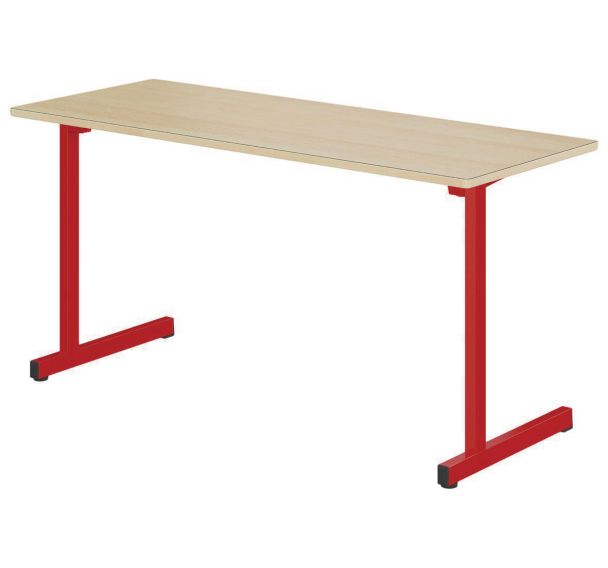 Table Gange 130 x 50 cm fixe stratifié chants alaisés - Mobidecor