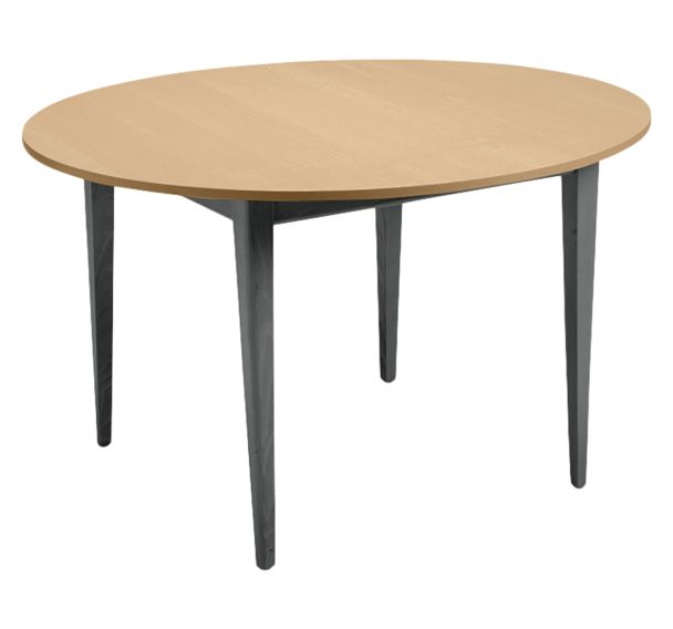 Table Grand Large Ø 120 cm 4 pieds - stratifié ABS Sunset Creation