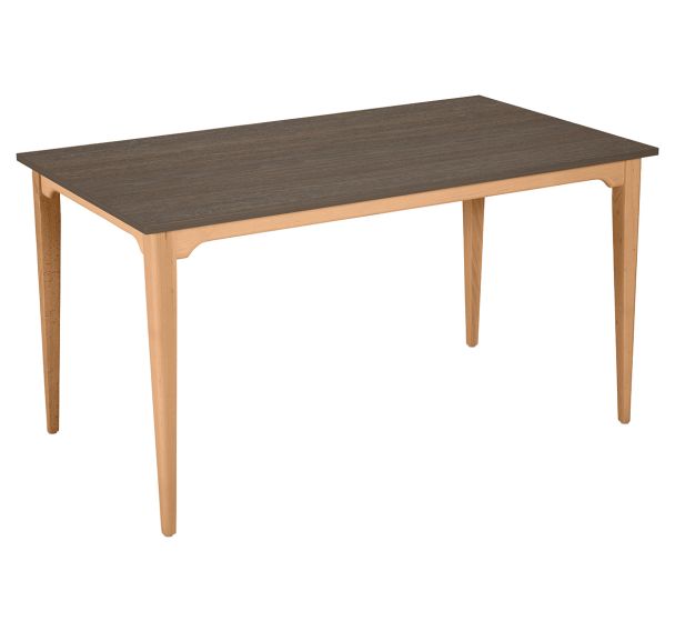 Table Grand Large rectangulaire 4 pieds - stratifié ABS Sunset Creation