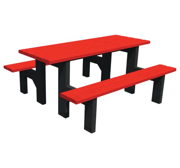 Table MADRID junior primaire 150 cm plastique recyclé - Espace Urbain