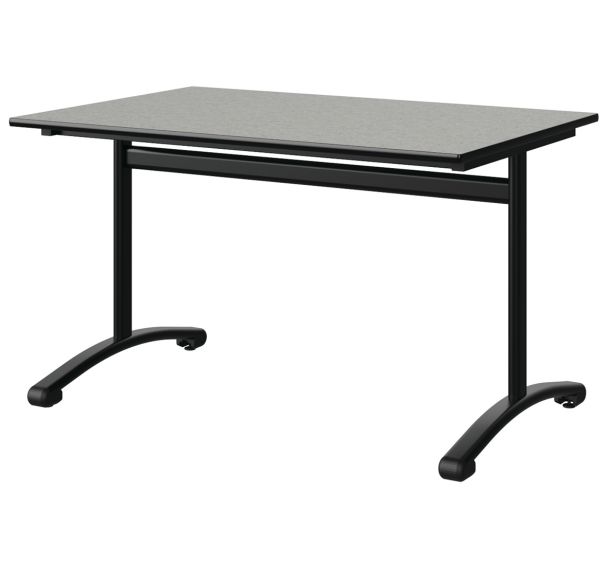 Table Malibu 120x80 cm -DL-  stratifié isoson chant surmoulé - Manutan Expert