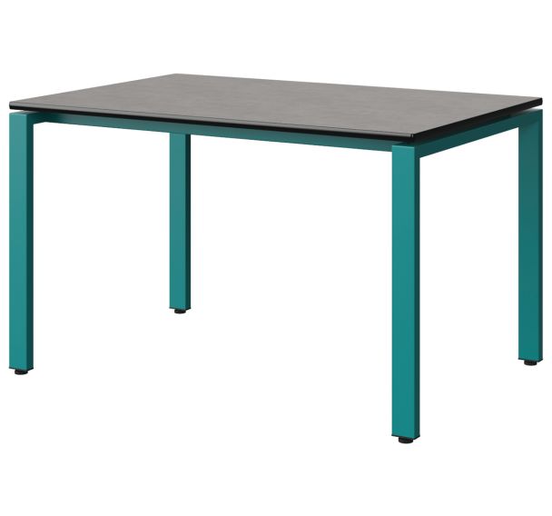 Table Malibu 120x80 cm 4 pieds strat. antibruit chant surmoulé Manutan Expert