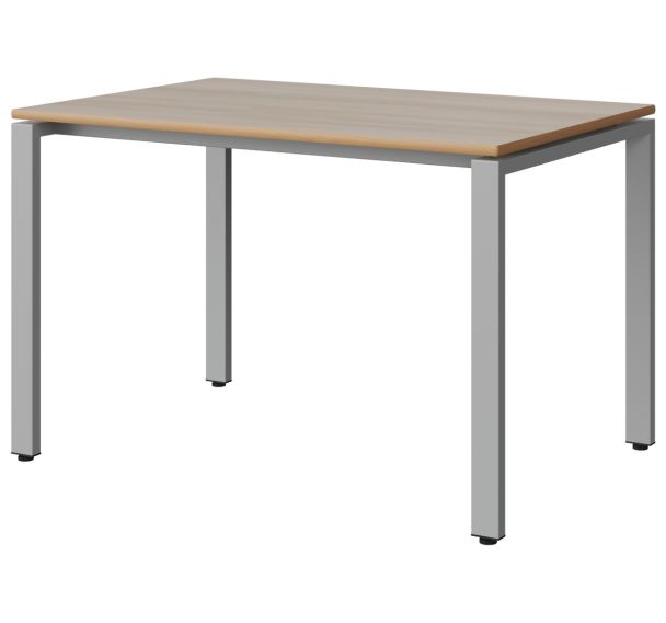 Table Malibu 120x80 cm pieds soudés - stratifié chant alaisé - Manutan Expert