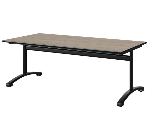 Table Malibu 160x80 cm -DL-  stratifié chant surmoulé  - Manutan Expert