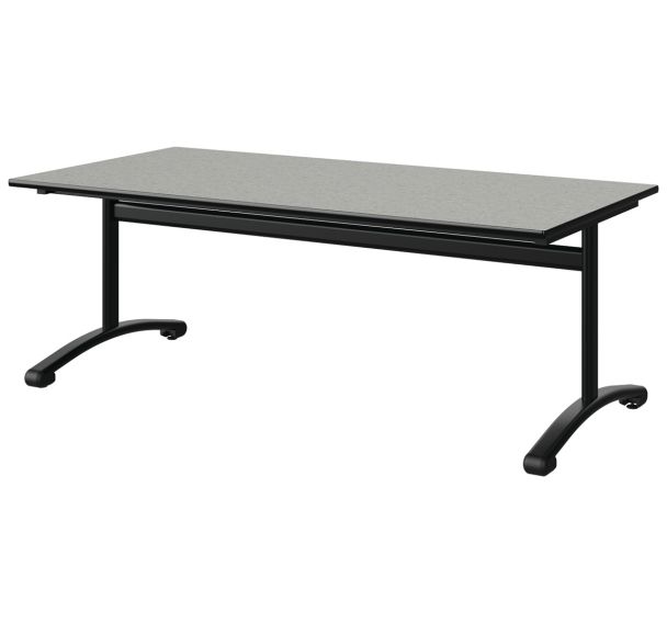 Table Malibu 160x80 cm -DL-  stratifié isoson chant surmoulé - Manutan Expert