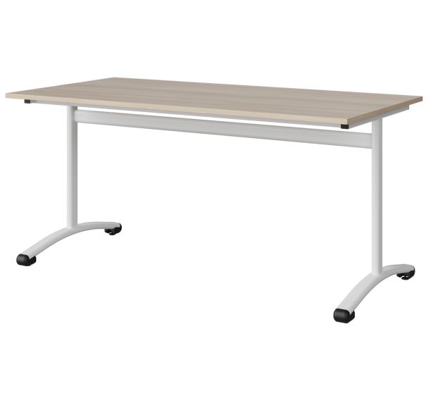 Table Malibu 160 x 80 cm - stratifié chant ABS - Manutan Expert
