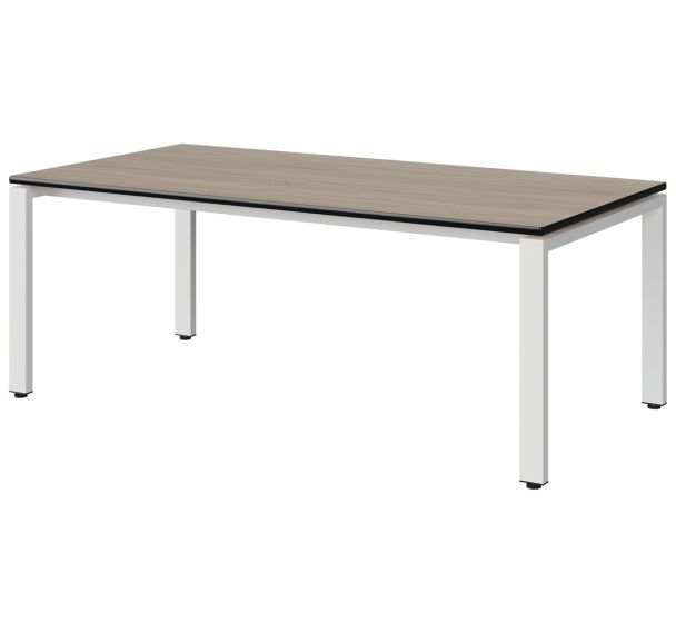 Table Malibu 160x80 cm 4 pieds strat. antibruit chant surmoulé Manutan Expert
